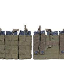 Triple open top M4 mag pouch