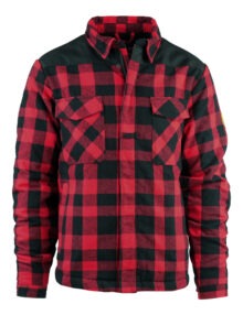 Lumberjack Sherpa jakke black_red