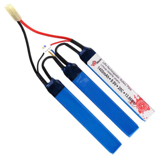 LiFe P04 High Drain battery pack 1400mAh 9.9V