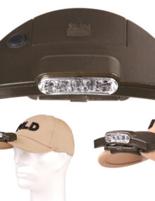 5 led cap headlamp "Star" clip-on