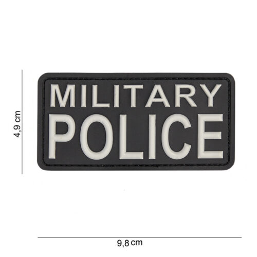 Patch 3D PVC Military Police black