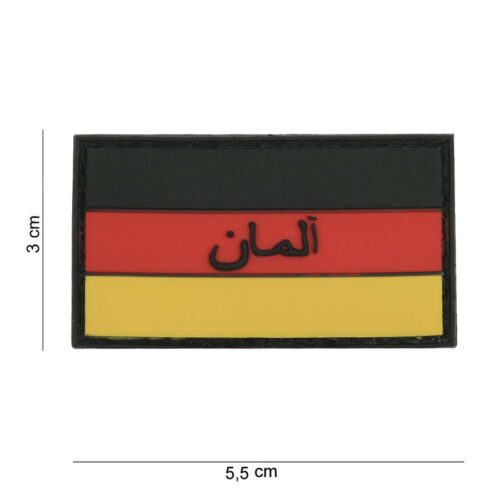 Patch 3D PVC German small (full color)