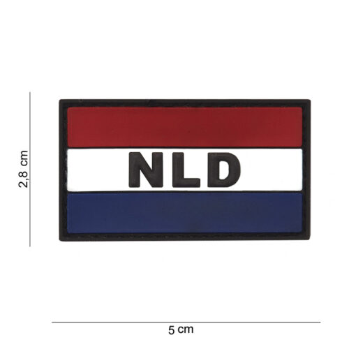 Patch PVC NLD red/white/blue