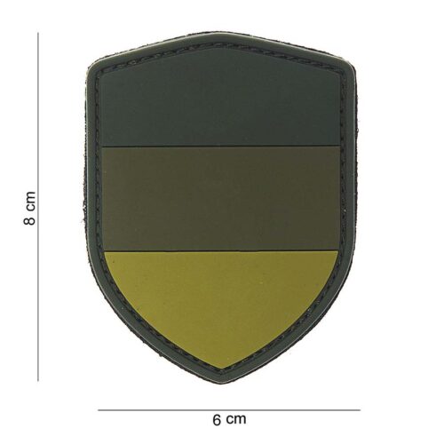 Patch 3D PVC shield German green