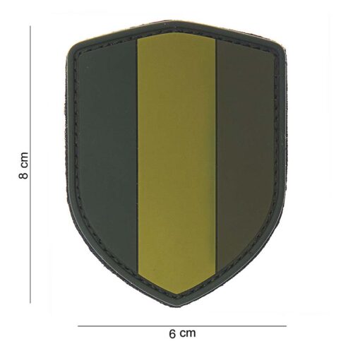 Patch 3D PVC shield Belgium