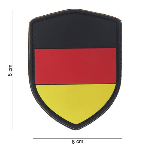Patch 3D PVC shield German