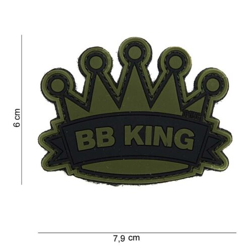Patch 3D PVC BB king green