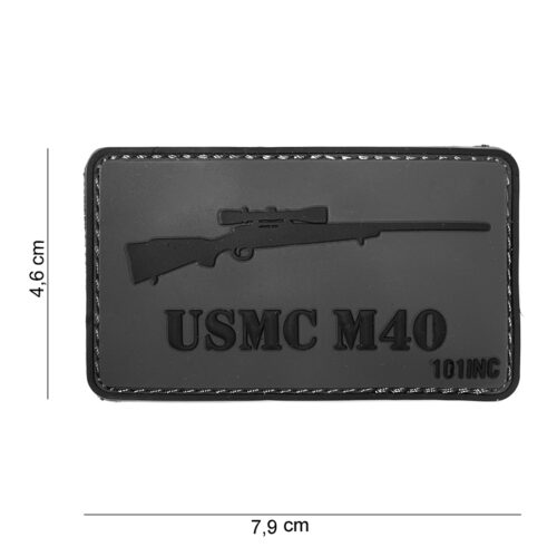 Patch 3D PVC USMC M40