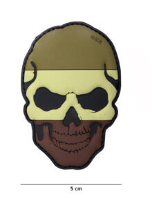 Patch 3D PVC skull Netherlands camo