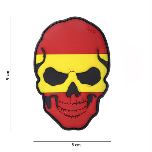 Patch 3D PVC skull Spain