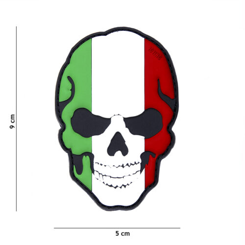 Patch 3D PVC skull Italy
