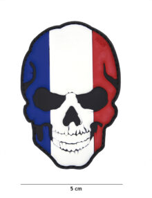 Patch 3D PVC skull  France