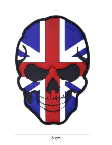 Patch 3D PVC skull United Kingdom