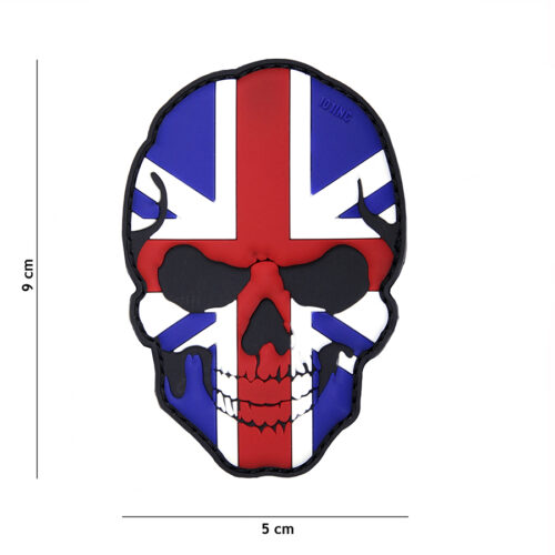 Patch 3D PVC skull United Kingdom