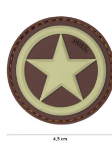 Patch 3D PVC USA star coyote