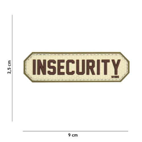 Patch 3D PVC Insecurity coyote