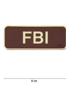 Patch 3D PVC FBI bruin