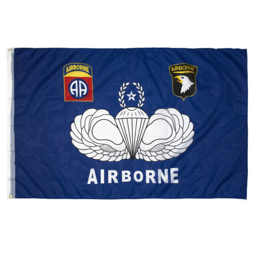 Flag Airborne blue emblem