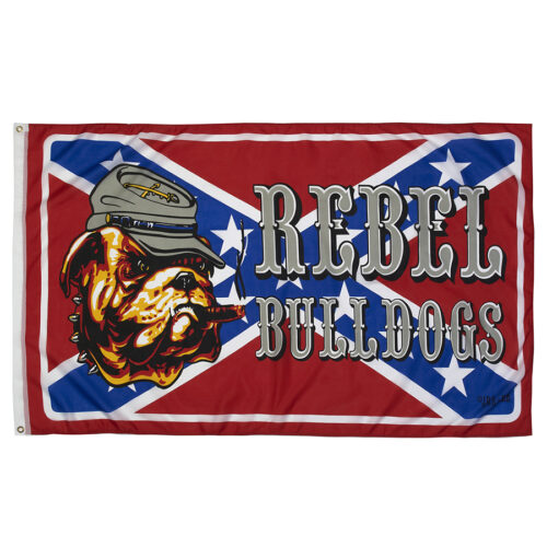 Flag Rebel Bulldog
