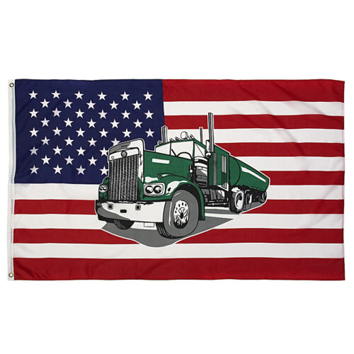 Flag USA-truck