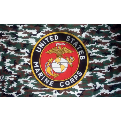 Flag US marine corps camo