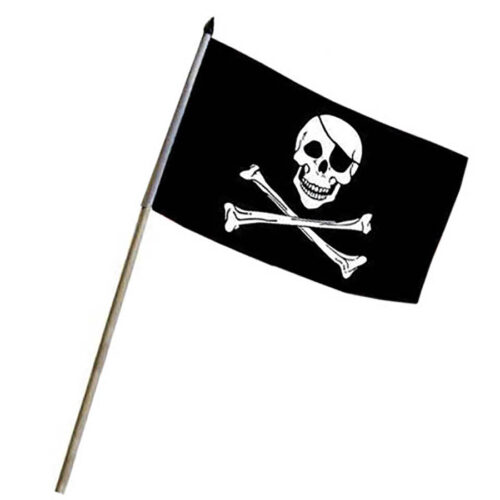 Stick flag Piraat