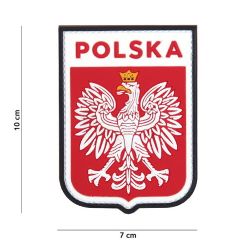 Patch 3D PVC Polska shield #1112 | 2