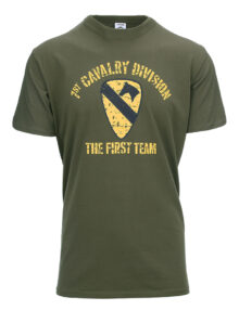 T-shirt :  1st Cavalry Division - Green