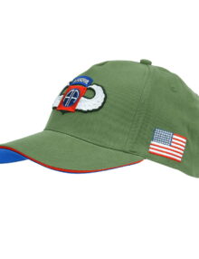 Baseball cap 82nd Airborne WWII 3D - Green
