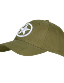 Baseball cap Allied Star WWII 3D - Green