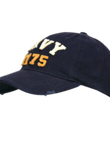 Baseball cap stone washed navy 1775 - Blue
