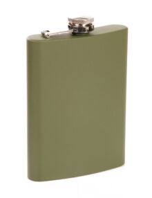 Stainless steel flask 8 oz green - Green