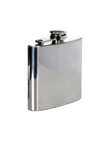 Stainless steel flask 5oz - Silver/Chrome