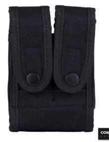 Double pistol magazine holder Cordura DP227 - Black
