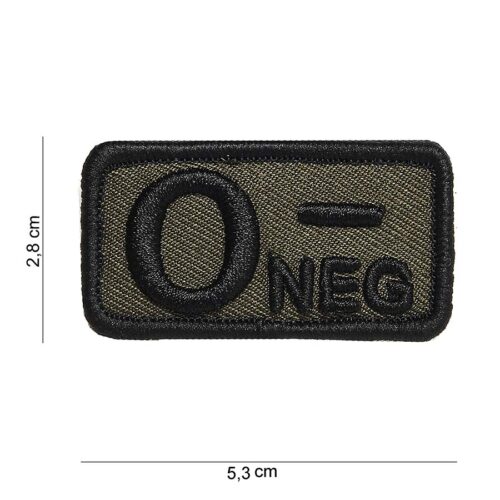 Patch blood type O-negative green - n.a.