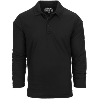 Tactical polo Quick Dry long sleeve - Black